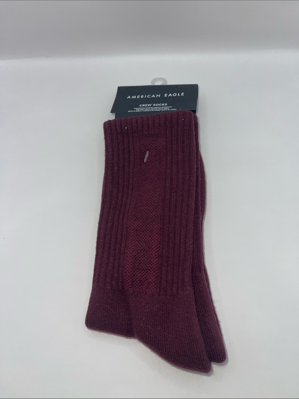 American Eagle Outfitters Men’s Crew Socks - Wine